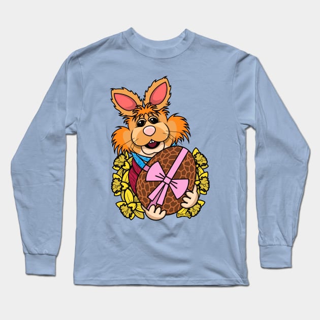 Bean Easter Bunny Long Sleeve T-Shirt by Dark_Inks